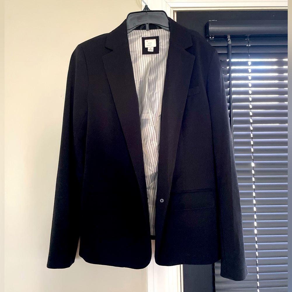 Black blazer coat